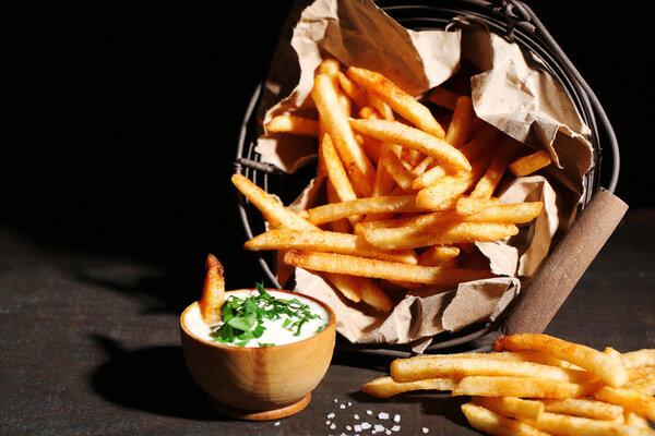 Вкусная картошка фри
