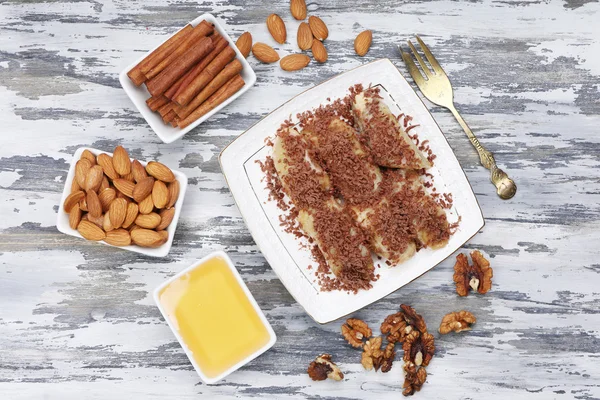 Sweetened fried banana — Stock Photo, Image