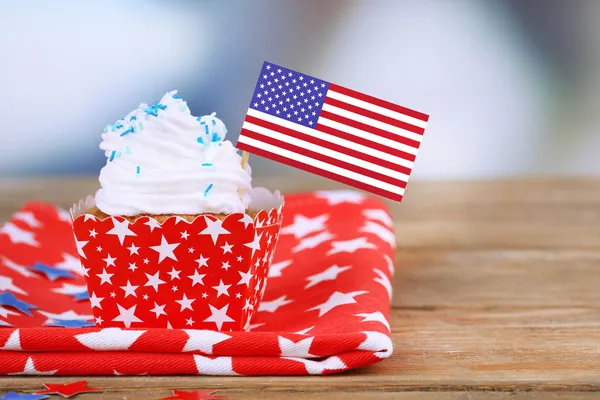 Amerikan holiday cupcake — Stok fotoğraf