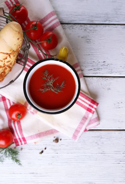 Sok pomidorowy domowy — Zdjęcie stockowe