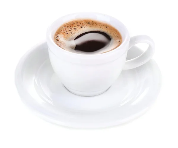 Tasse de café sur blanc — Photo