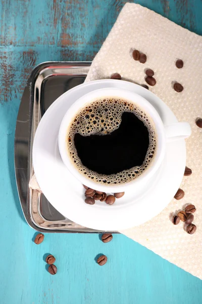 Cup of coffee background — Stock Photo, Image