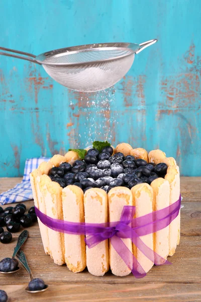 Tasty cake Charlotte — Stock Photo, Image