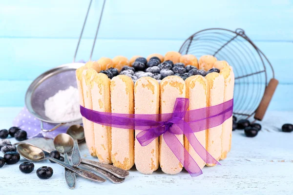 Tasty cake Charlotte — Stock Photo, Image