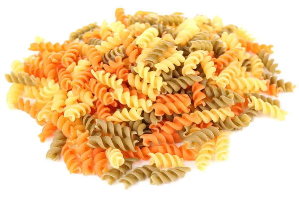 Pasta cruda colorata — Foto Stock