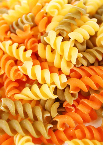 Colorful raw pasta — Stock Photo, Image