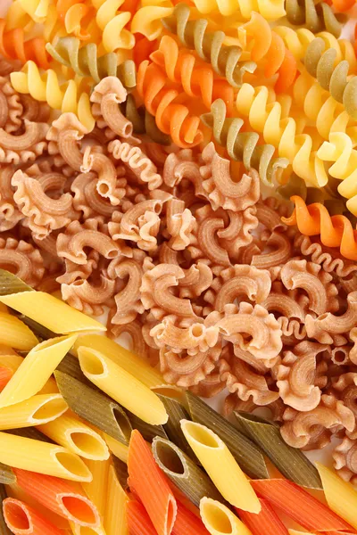 Variety of colorful pasta — Stock Photo, Image