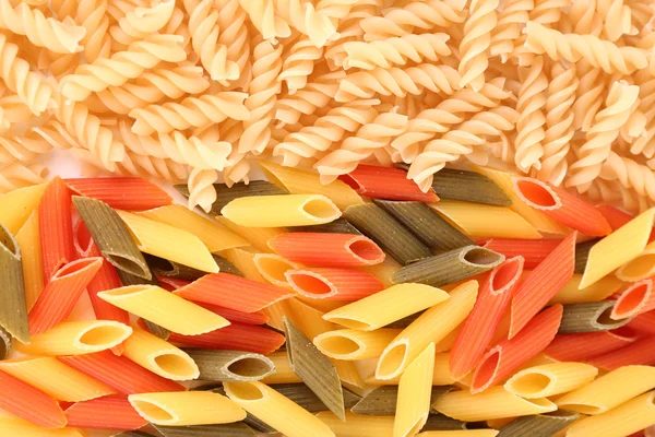 Variety of colorful pasta — Stock Photo, Image