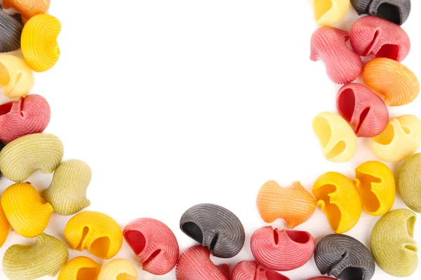 Colorful raw pasta — Stock Photo, Image