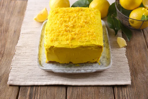 Gustosa torta al limone — Foto Stock