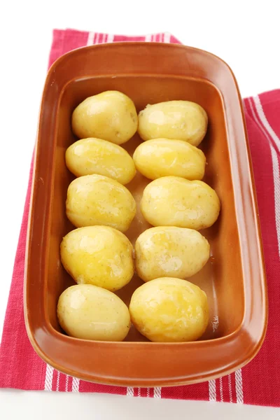 Young boiled potatoes, close up — Stock Photo, Image