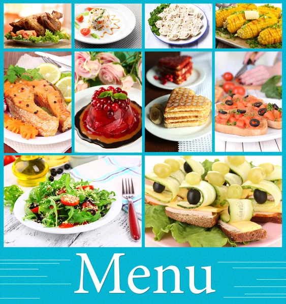 Restaurant menu — Stock Photo, Image