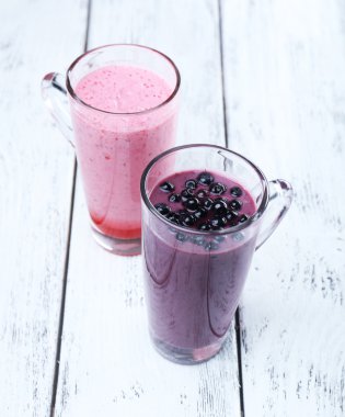 lezzetli berry smoothie