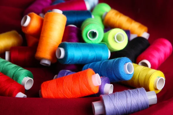 Multicolor sewing threads — Stock Photo, Image