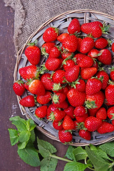 Fresas dulces maduras — Foto de Stock