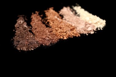 Siyah ezilmiş göz farı