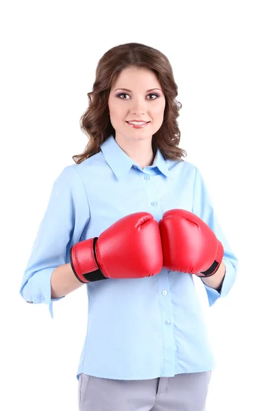 Young beautiful business woman — Stock Photo, Image