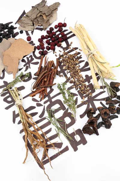 Traditional chinese herbal — Stock Photo, Image