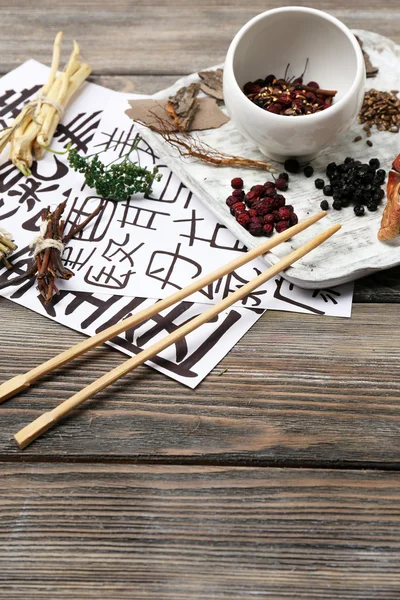 Hierbas tradicionales chinas — Foto de Stock