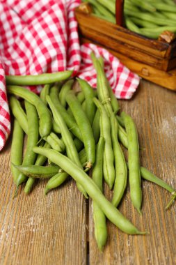 Tablo yakın çekim fasulye Fransız