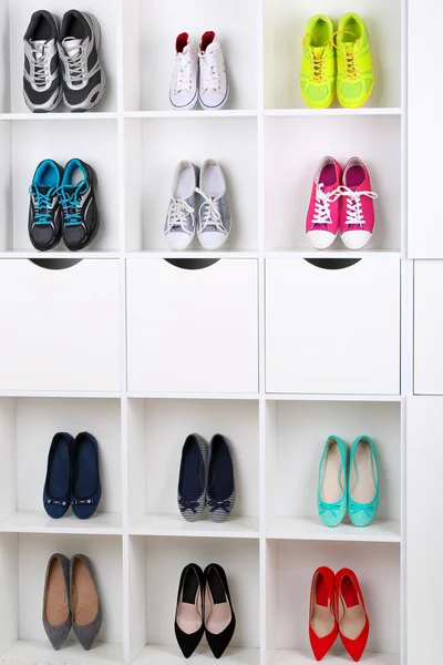 Sapatos de moda coloridos — Fotografia de Stock