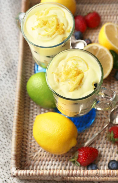 美味柠檬甜点 — 图库照片