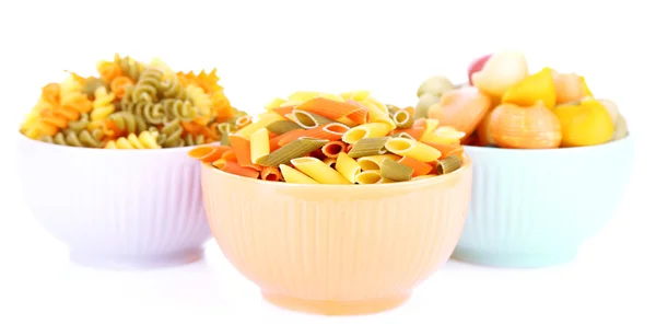 Assortiment van kleurrijke pasta — Stockfoto