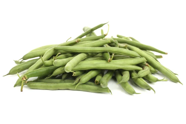 French beans isolated on white — Stock Photo, Image