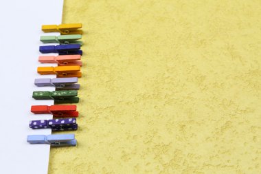 Renkli ahşap pimleri ile arka plan