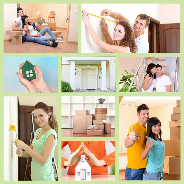 Collage inmobiliario —  Fotos de Stock