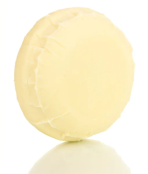 Suluguni 奶酪上白色隔离 — 图库照片
