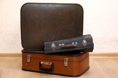 Vintage eski seyahat bavul