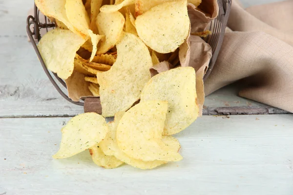 Batatas fritas saborosas — Fotografia de Stock