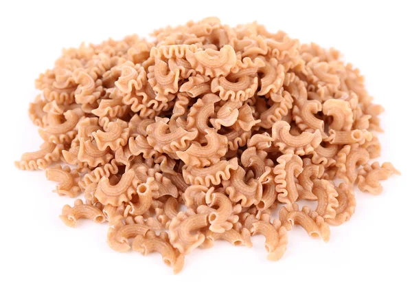 Bruine ruwe pasta — Stockfoto