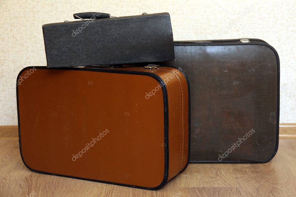 old travel bags