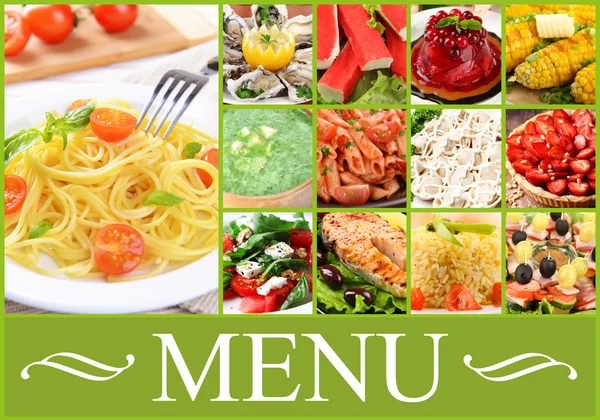 Restaurant menu — Stockfoto