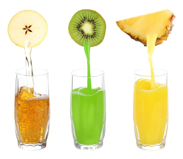 Сок из фруктов — стоковое фото