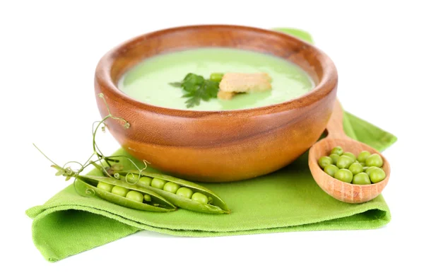 Tasty peas soup — Stock Photo, Image