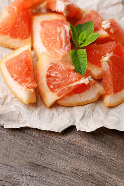 Ripe chopped grapefruit — Stock Photo, Image