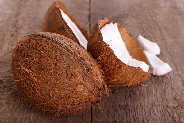 Tasty Broken Coconut — стоковое фото