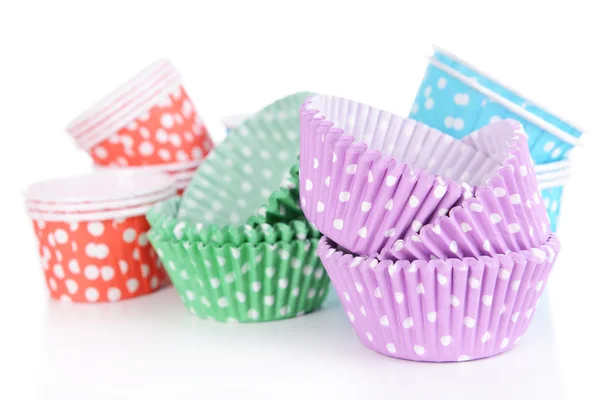 Colorful cupcake wrappers — Stock Photo, Image