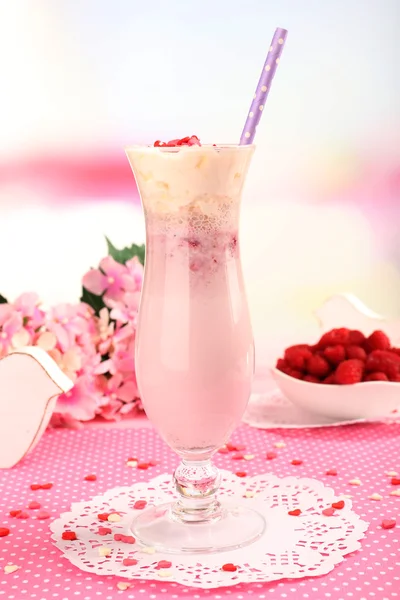 Delicious tasty milkshake — Stock Photo, Image