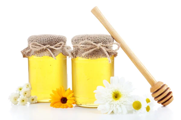 Džbán plný lahodné čerstvé medu — Stock fotografie