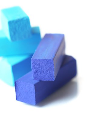 beyaz izole renkli sanatçılar pastel
