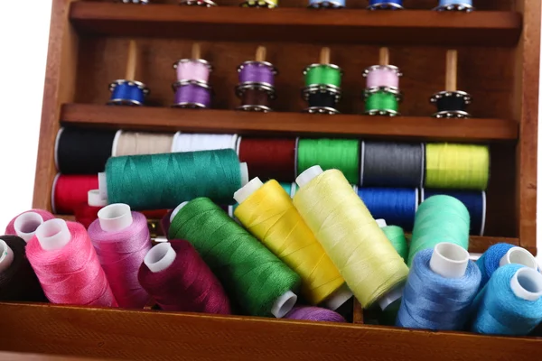 Colorful threads for needlework — Stock Photo, Image