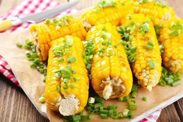 Mazorca de maíz a la parrilla — Foto de Stock