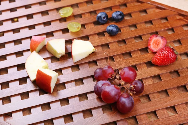 Different slices of fruits and berries — Stock Photo, Image