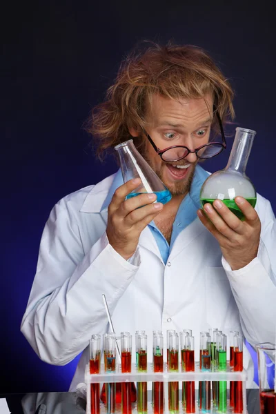 미친 과학자 실험실 — 스톡 사진