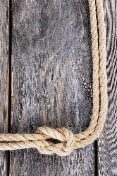 Marine knot on wood — Stock Photo, Image