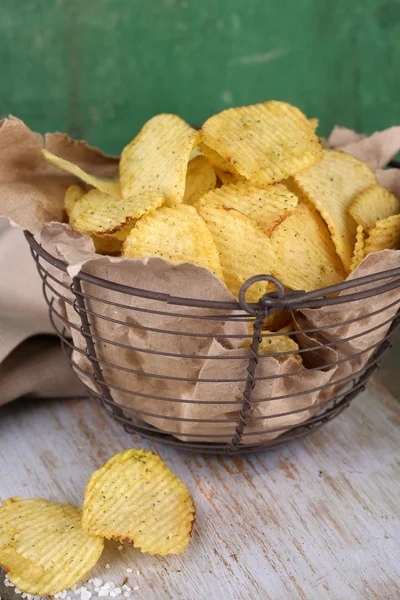 Tatlı patates cipsi. — Stok fotoğraf